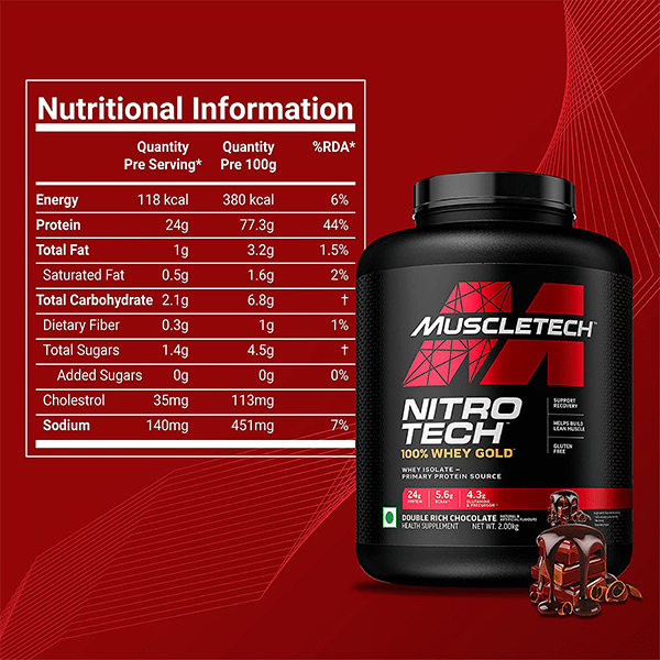 Buy Muscletech Nitrotech Whey Gold 2kg Protein SOS